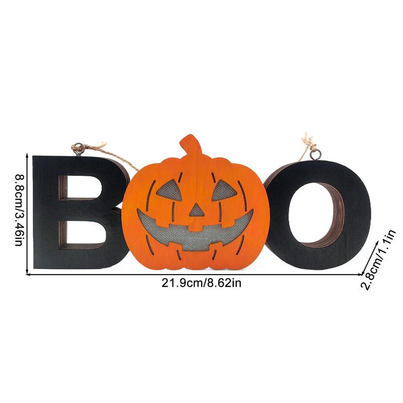 Light Up Boo Sign Pumpkin Light Up Letters Light Up Sign For Home Kitchen Fireplace Tabletop Halloween Decorations Party