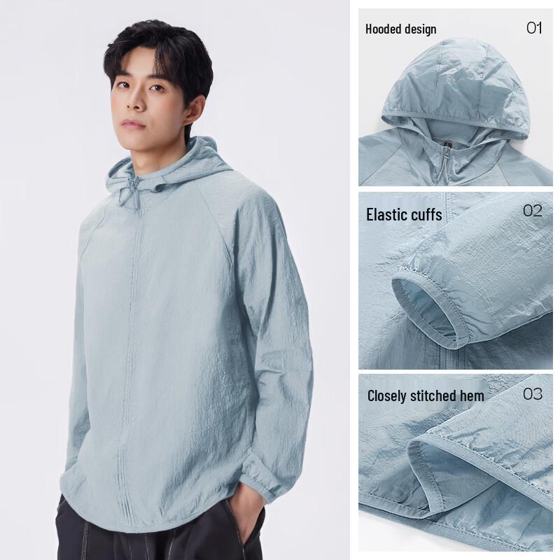 JEANSWEST LIFE Men's UPF50+ Ice-Feel Sun Protection Jacket