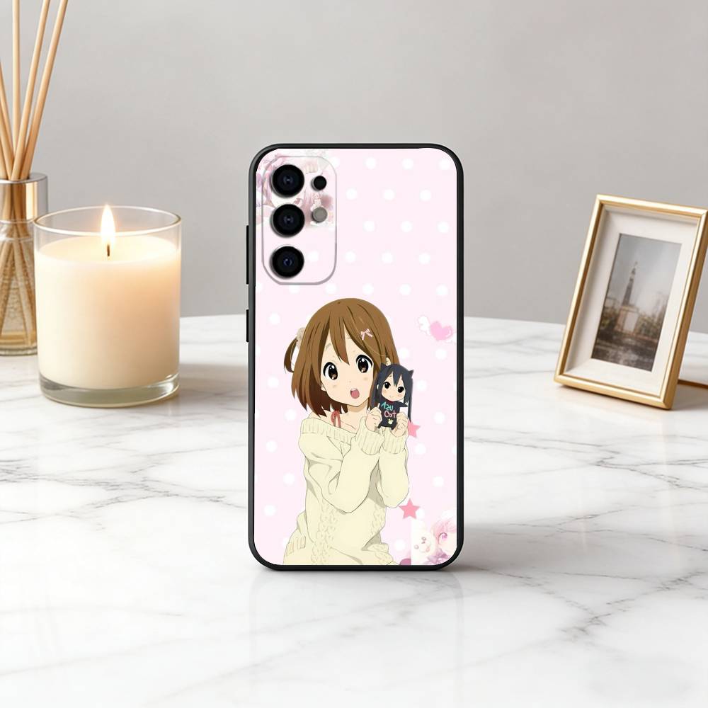 K-K-ON Music Y-Yui H-Hirasawa-yh Phone Case For Samsung S25,S24,S21,S22,S23,S30,Ultra,S20,Plus,Fe,Lite,Note,10,Black Cover