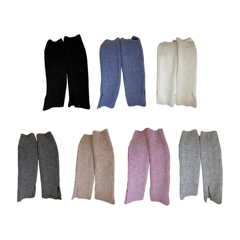 Acrylic Leg Warmers for Women Warm Soft Lightweight Long Socks Cold Weather Indoor Outdoor Activities