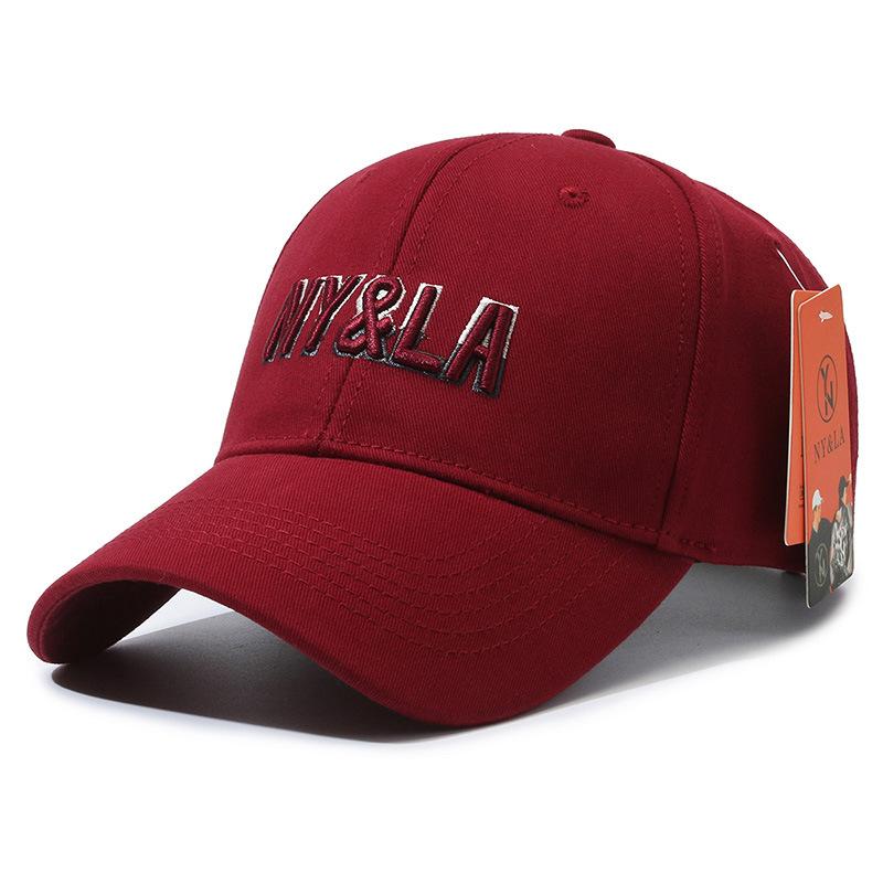 New Baseball Cap Double Embroidery Sports Sunscreen Men's and Women's Sun Hats Breathable Versatile Casual