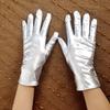 Vintage Hepburn Style Patent Leather Gloves: Summer Sun Protection & Bridal Evening Wear