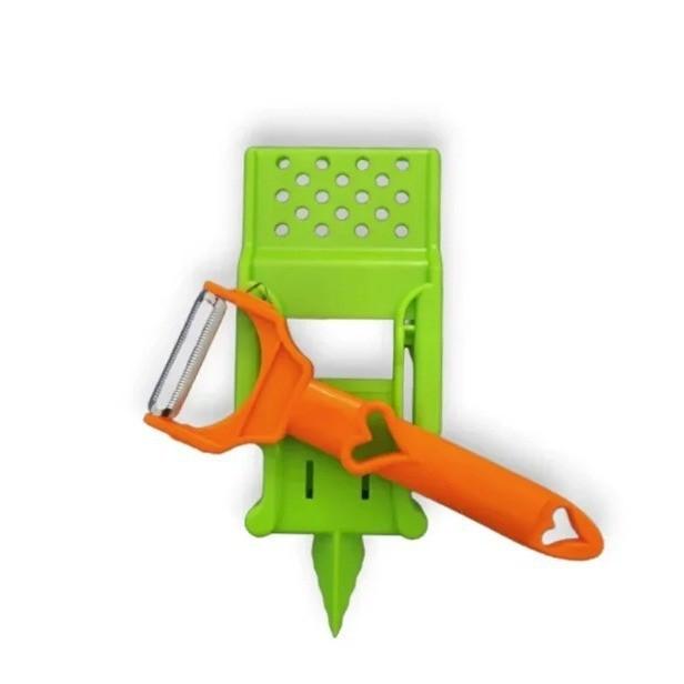 

Острый нержавеющий стальной двойной нож для жюльена, кухонный овощечистка, многофункциональный инструмент