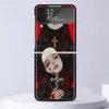 Dark Demon Nun Shockproof Case For Samsung Galaxy Z Flip 7 6 5 4 3 5G Phone Cover Z Flip3 Flip4 Flip5 Flip6 Flip7 Shell