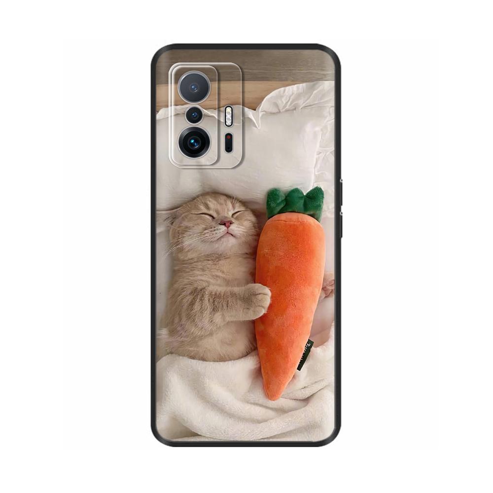 Phone Case For Xiaomi 11T Mi 11 T Pro Case Silicone Soft TPU Back Cover For Xiaomi11T Pro Case Protective Cartoon Shells Fundas