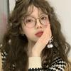Transparent Glasses Fashion Round Frame Korean Style Anti Blue Light Women's Glasses Simple Elegant Optical Eyewear