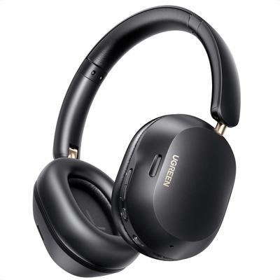 UGREEN Bluetooth Wireless Ultra Noise LDAC Bluetooth Up To 75 Hours of Music Ambient Sound Wind Noise Reduction Stereo App Black Headphones,