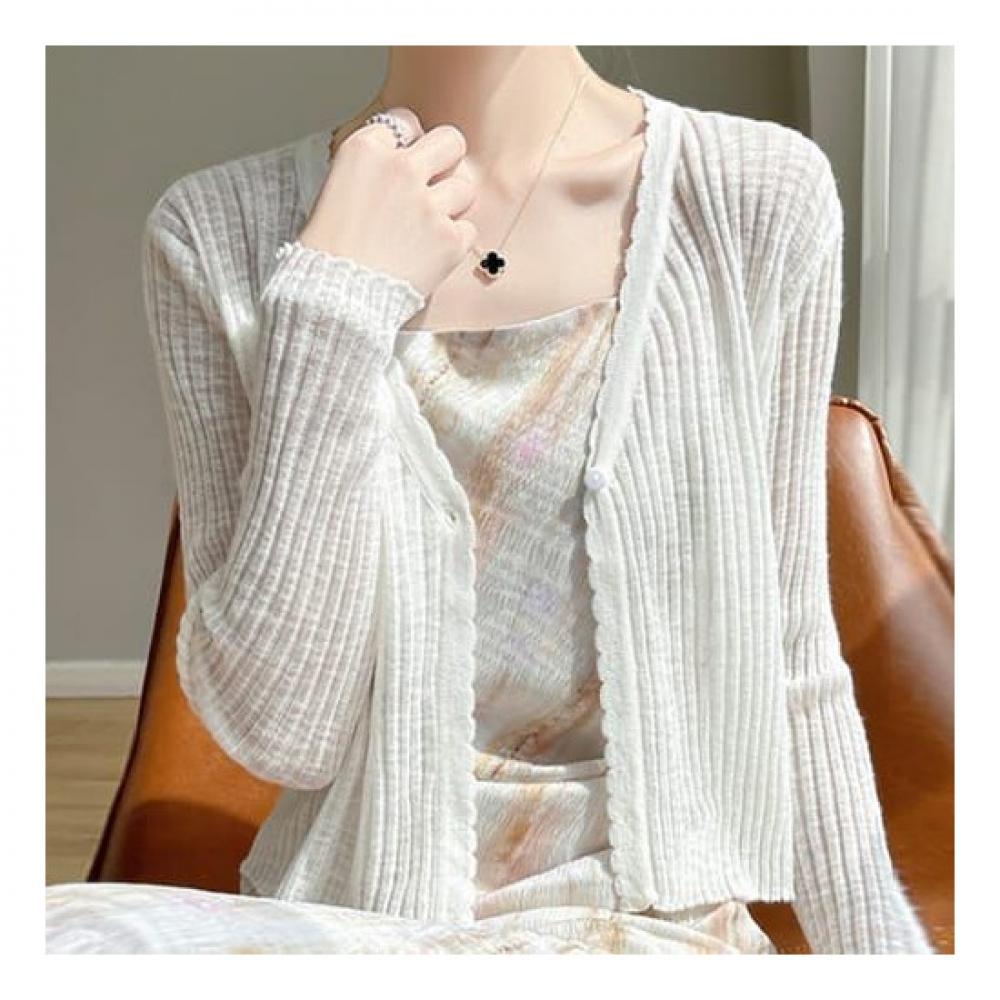 Navava Long Sleeve Knit Cardigan Pastel Nk2077