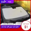 JSVL7 Car Sticker 2025 New Car Front Windshield Sun Visor Foldable Sun Shade Cover For S Fabia 2 Superb 2 3 Octavia 2 A7 A5 Rapi