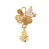 Luxurious Zircon Diamond Bow Nail Art Decorations - Japanese Style