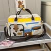 Women’s Large Capacity Color Block Gym & Travel Handbag