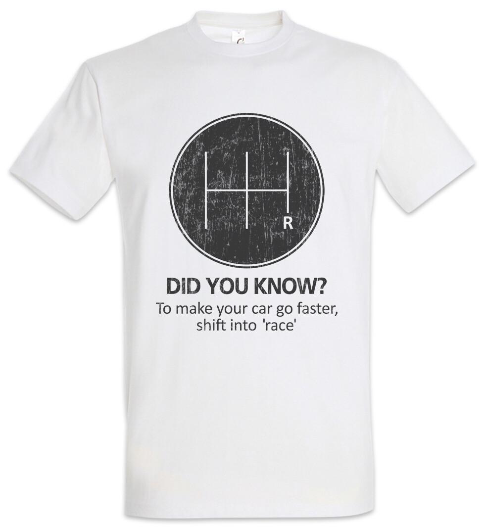 

To Make Your Car Go Faster Mens T-Shirt Mens Womens Tees Top Race Rally Car Auto Driver Racer Biker L