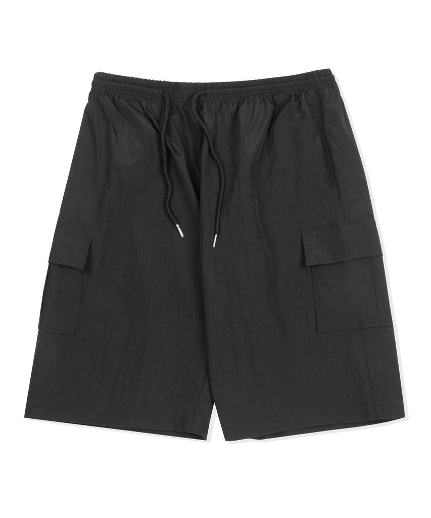 GRAYBLVD Mark Wide Cargo Nylon Half Pants Gjbhp34 (3 Colors)