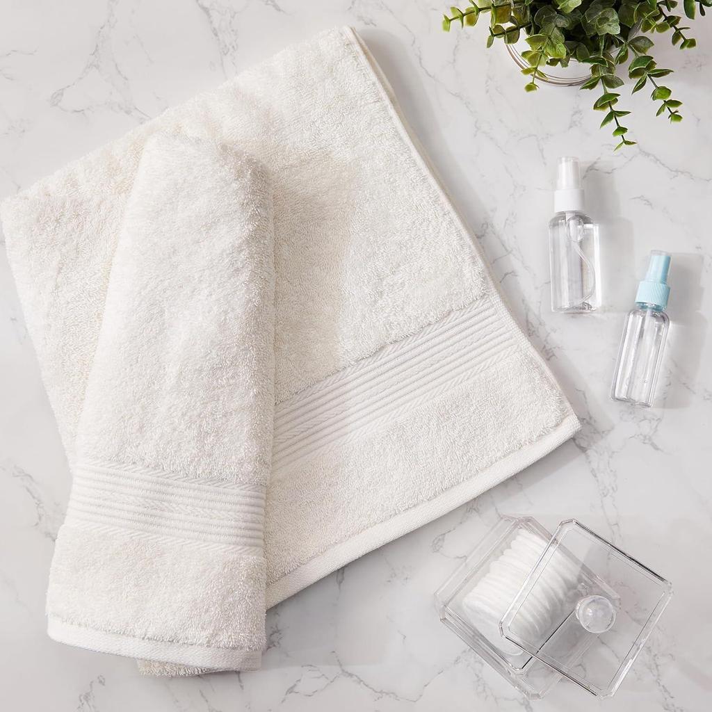 Cotton Bath Towel | 500 GSM | Fade Resistant | Cream