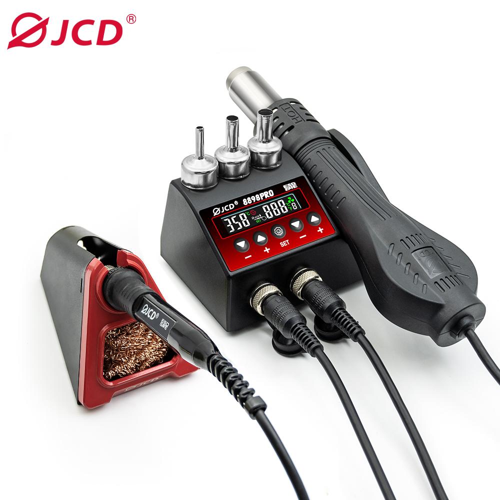 8898 Soldering Station  2 in 1 Digital Display Hot Air Gun Solder Iron Welding Rework For Cell-Phone BGA SMD PCB IC Repair Tools