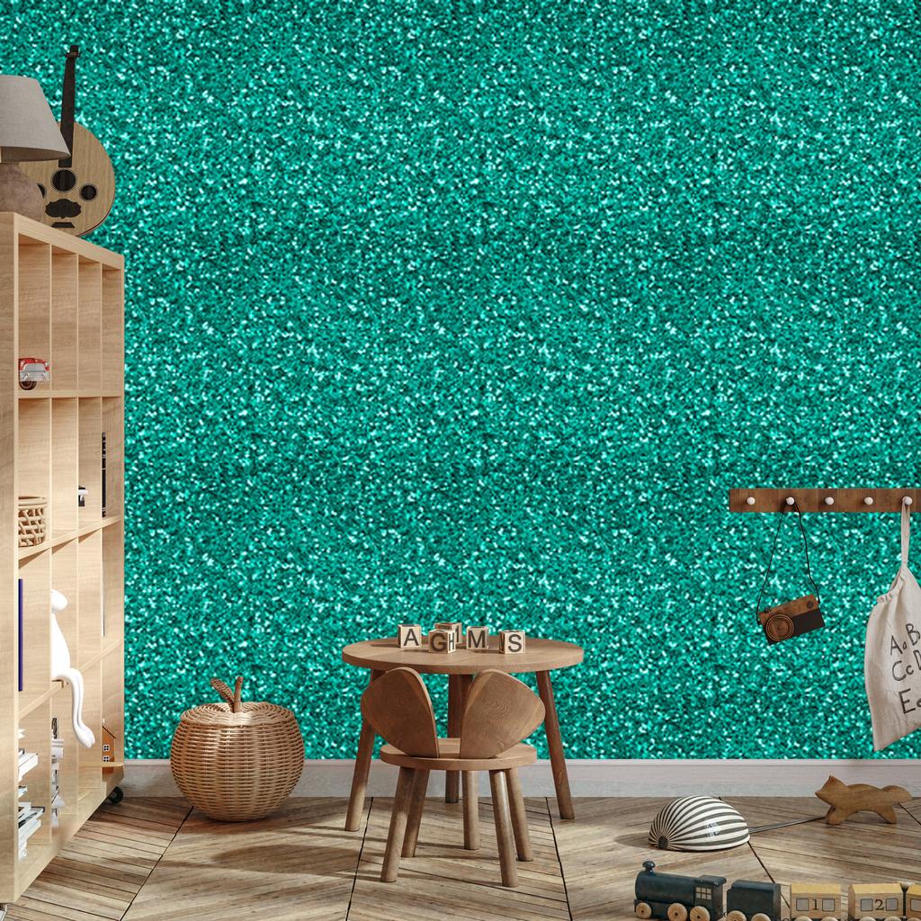 Sea Glitter Wallpaper for Living Room and Bedroom 50x1000