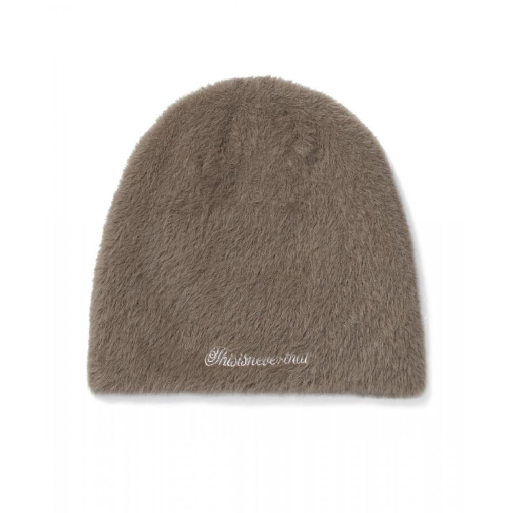 Thisisneverthat Shaggy No Cuff Beanie Mud F