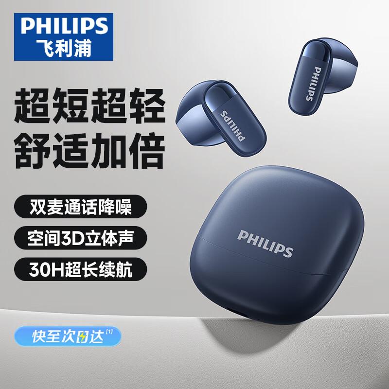 Philips Echte kabellose Bluetooth-Kopfhörer mit Geräuschunterdrückung