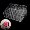Clear Acrylic 24 Lipstick Holder Display Cosmetic Organizer Makeup Case Storage