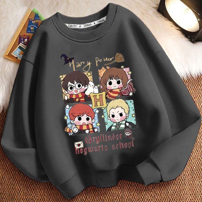 Cute Children's Sweatshirts, Long-sleeved Casual Sweatshirts for Boys and Girls Spring and Autumn