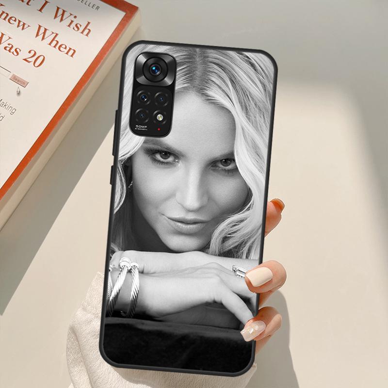 Britney Spears Case For Xiaomi Redmi Note 10 8 9 11 Pro 8T 9S 10S 11S Redmi 10C 9C 9A 9T K50 K40 Gaming