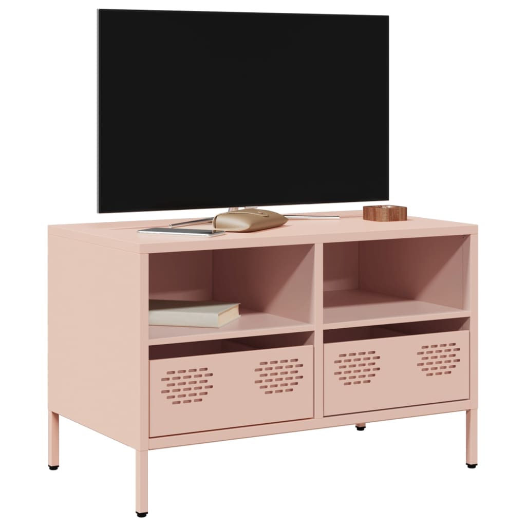 Pink TV Stand 68 x 39 x 43.5 cm Cold Rolled Steel
