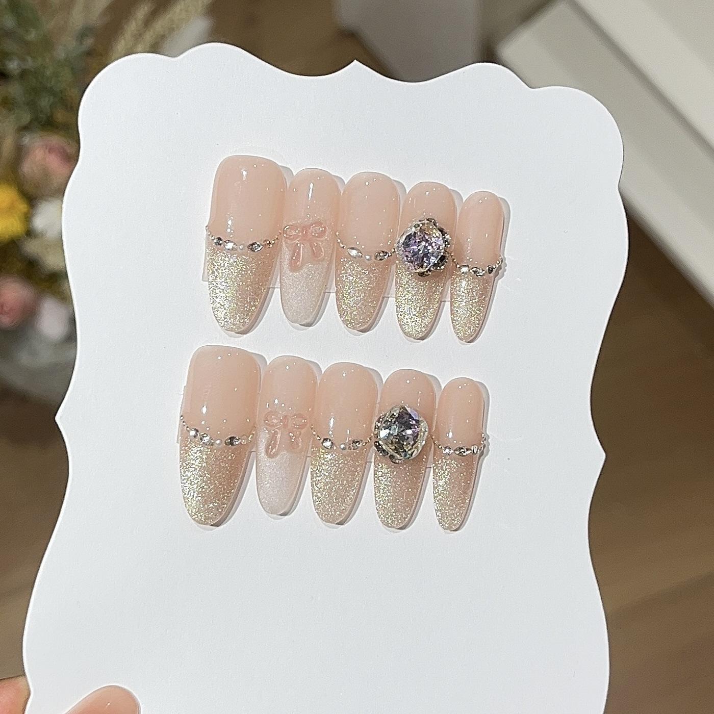 

Нежные доспехи в стиле Миу, сладкие, ломающие лук, бриллианты, белые и сверкающие кошачьи глаза L