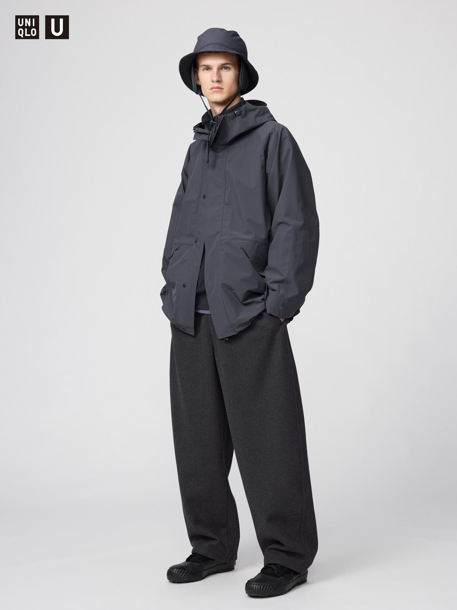 

Широкие брюки из матового трикотажа Uniqlo 08 DARK GRAY/S