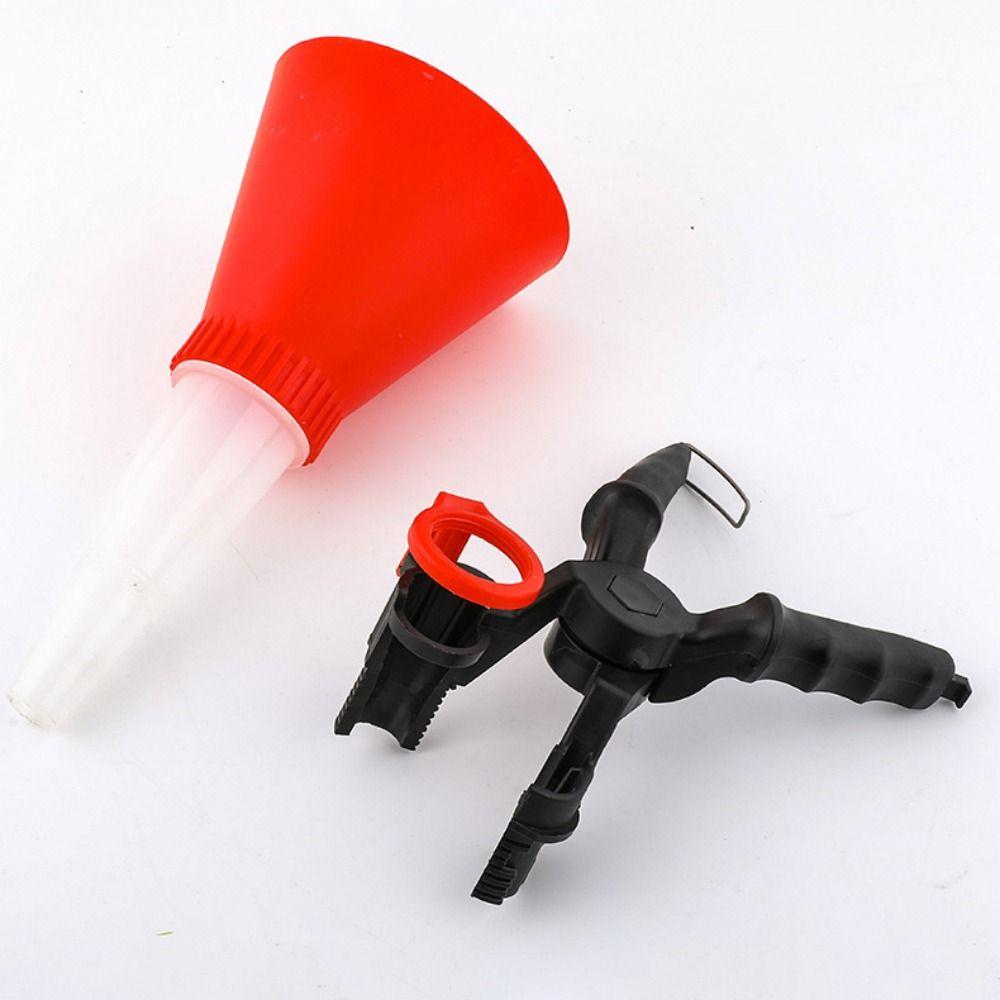 Leak-Proof Car Engine Oil Funnel Set Adjustable Bracket Oil Filling Kit  Auto Maintenance