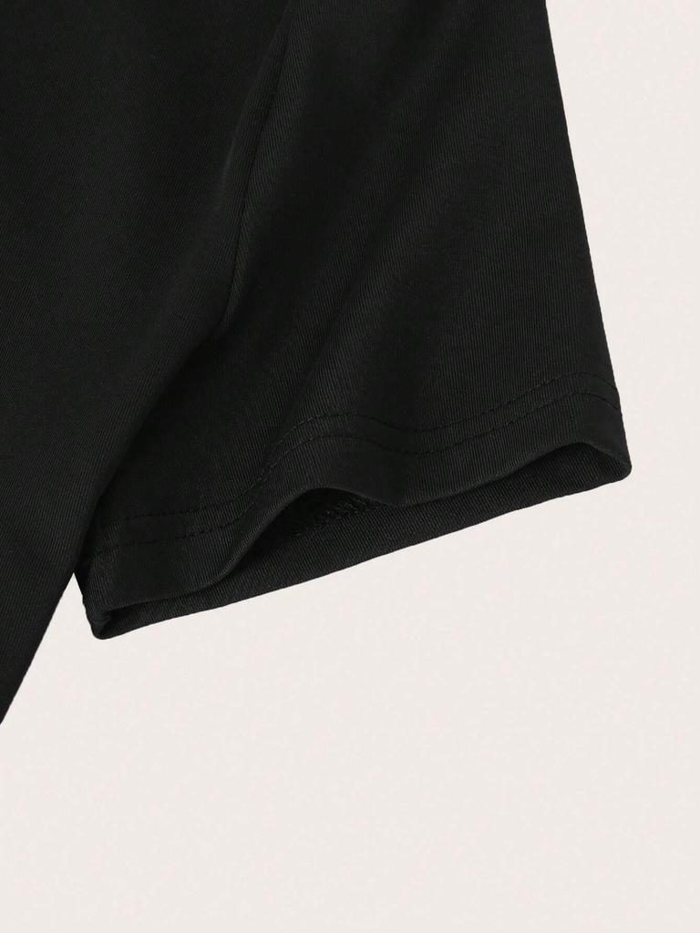 Trendy Women's Dragon Print Crop Top - Slim-Fit, Chinese Style Short Sleeve T-Shirt