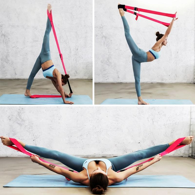 Yoga Stretch Band Yoga Resistance Band High Elasticity Yoga Strap Pilates Stretch Band Flexibility Pilates Training Band