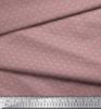 Soimoi Japan Crepe Satin Fabric Dot & Leaves Small Motif Shirting Print Fabric by the Metre 42 Inch