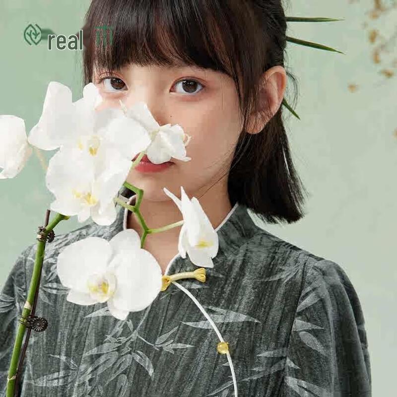 Zhimu New Chinese Style Girls' Shirt
