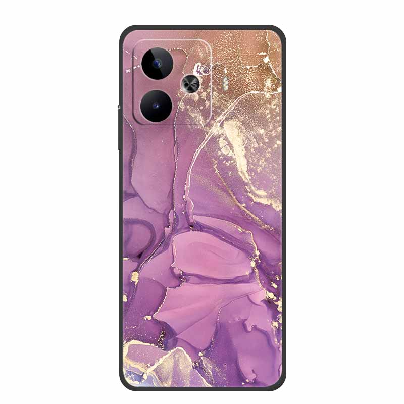 Case For Vivo iQOO Z9 Turbo Marble TPU Soft Silicone Back Cover For iQOOZ9 Turbo V2352A Phone Cases Shockproof Mica Painted Capa