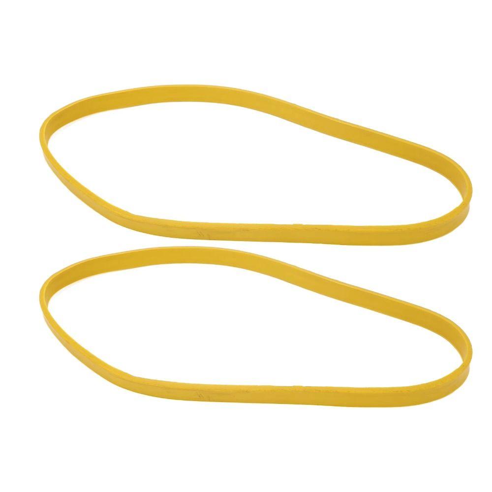 2 Pcs 8/9/10 Inch Woodworking Bandsaw Wheel Yellow Bandsaw Rubber Tire Durable Band Saw Tire