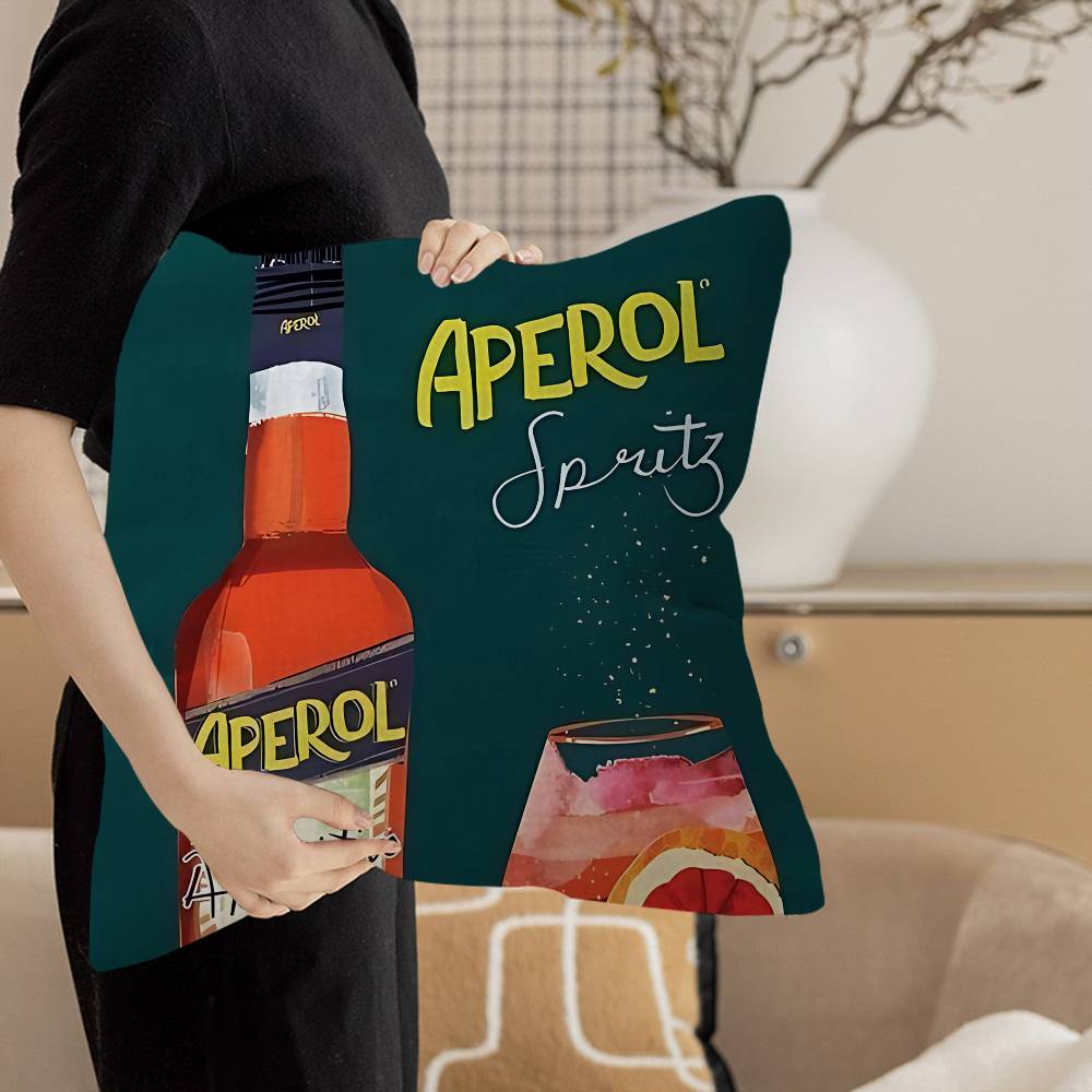Kissenbezug mit Mojito-Motiv, Aperol-S-Spritz-Motiv, bedruckter Kissenbezug für Sofa