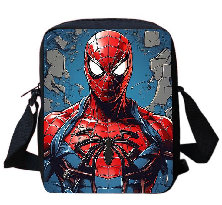 Spider-Man peripheral cartoon printed shoulder crossbody bag 8 inch