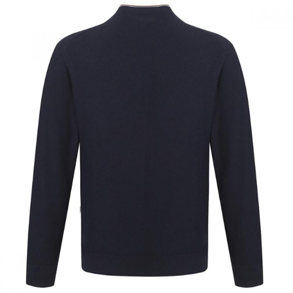 Daks Viscose Blend Tipping Cardigan Dmp1swcd101n1