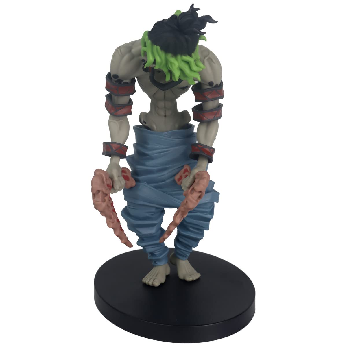 

Banpresto Demon Kimetsu no Yaiba Figure Oni no Sou Eighth Form Gyutaro Slayer белый