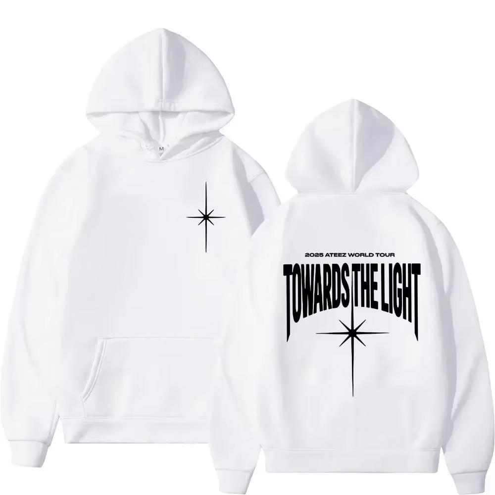 2025 Koreanische leichte Sportbekleidung Herren- und Damenmode Hip Hop Langarm Kapuzen-Sportbekleidung