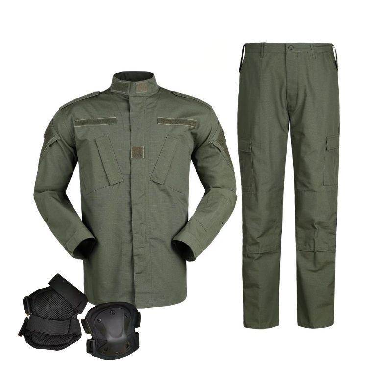 

Комплект сорочки та штанів Ribstop. Армійська бойова форма. Поліцейська форма з наколінниками 2XL