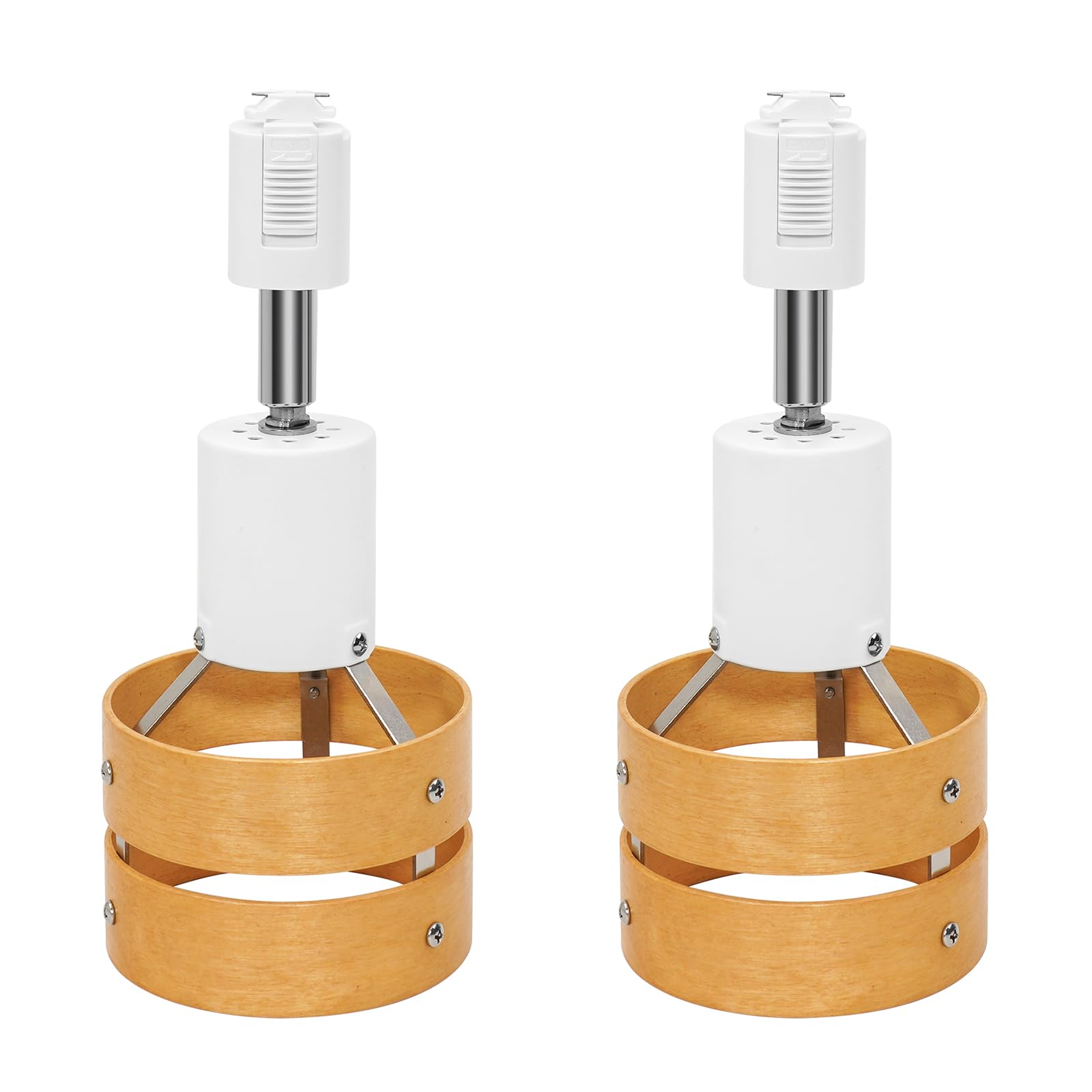 

Aiwode Wooden Circle Track Light, E26 Base, Adjustable Angle, Locking Mechanism to Prevent Falling Off, Easy Installation, Luxurious Japanese Style,