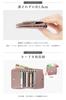 LASIEM and Fits in a Mini Mini Bifold Genuine Pink (Lasiemu) [Compact Bag] Women's Wallet, Wallet, Small, Thin, Bifold, Foldable, Slim, Leather,