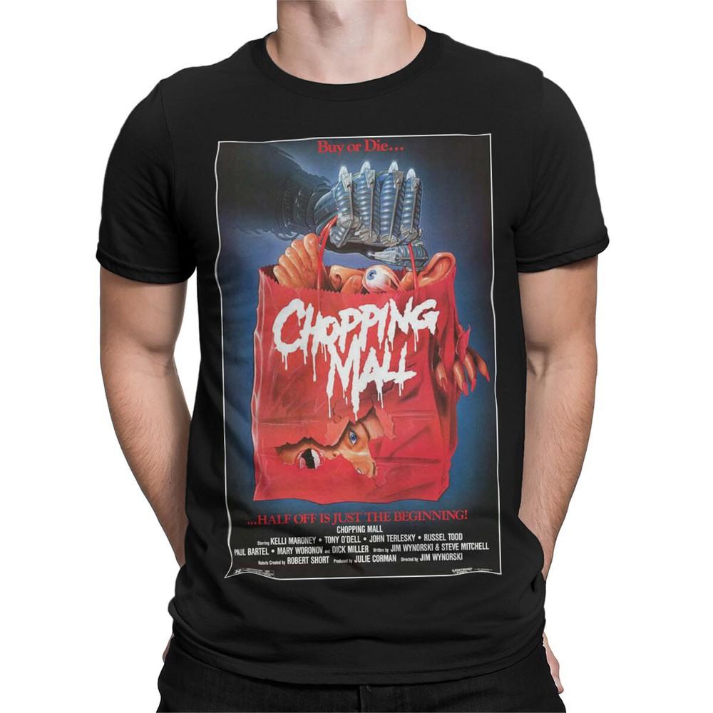 

Chopping Mall Horror Movies Graphic Tee Buy Or Die Unisex Mens Womens T-Shirt L
