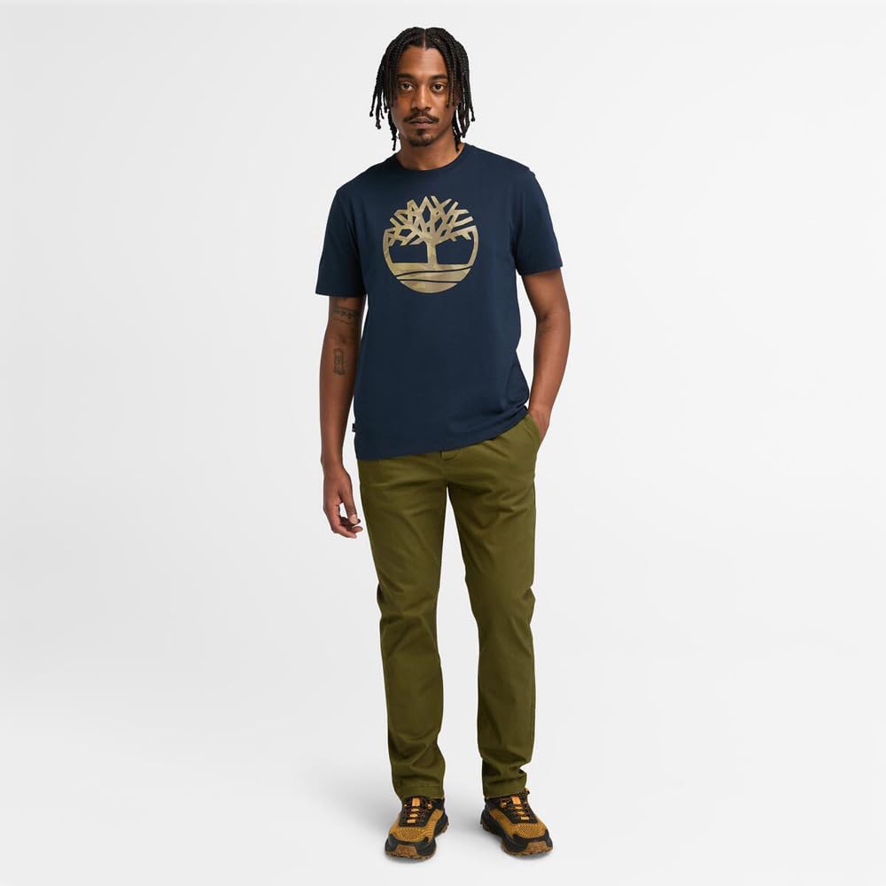 Timberland Herren Twill Jogginghose, Dunkeloliv, Größe 29 (TB0A2A493021)