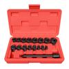 17Pcs Clutch Alignment Tool Set, Clutch Hole Corrector for Manual Transmission Flywheel Coupling Installation Repair