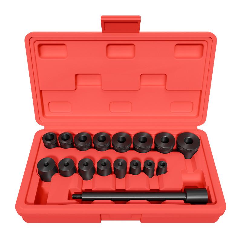17Pcs Clutch Alignment Tool Set, Clutch Hole Corrector for Manual Transmission Flywheel Coupling Installation Repair