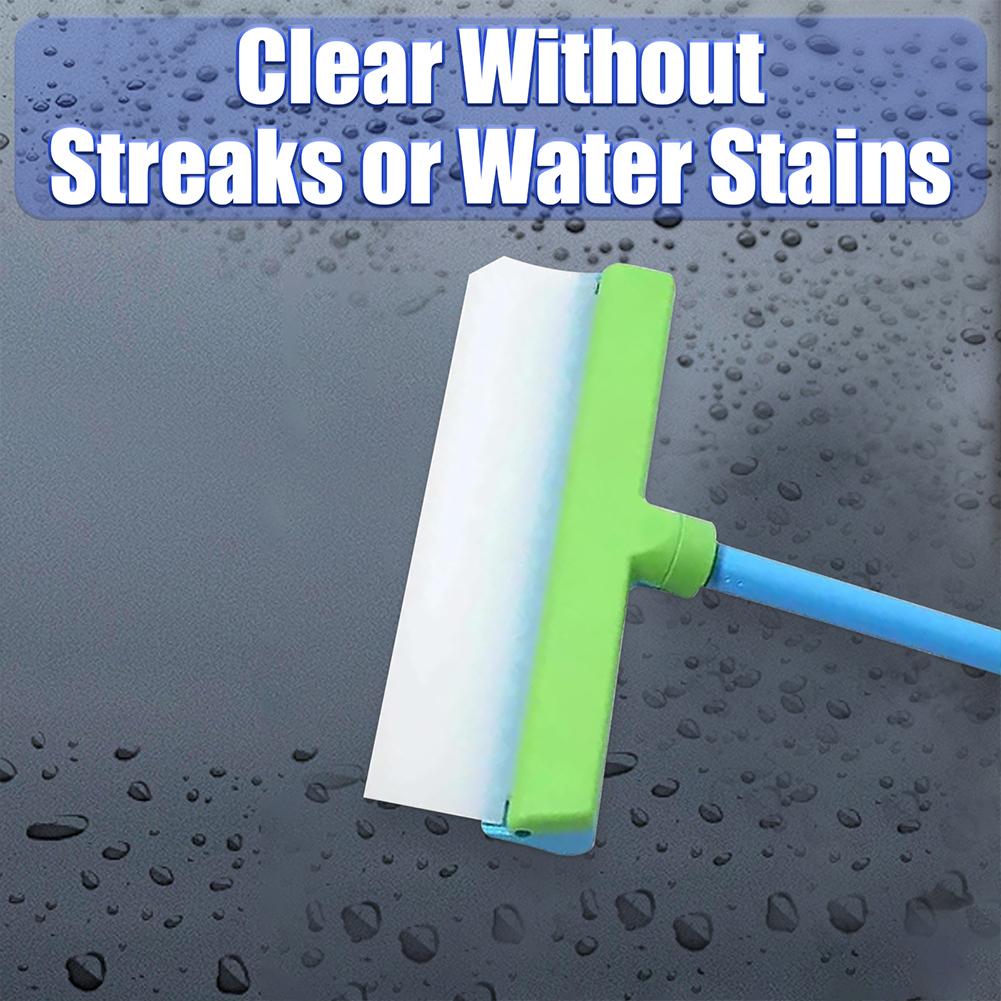 Window Cleaner Microfiber Scrubber Complete Glass Cleaning Set for Shower Mirror Door Car Cleaning