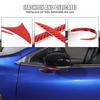 Red Carbon Rearview Mirror Anti-Scratch Trim Sticker For Subaru Crosstrek 2024+