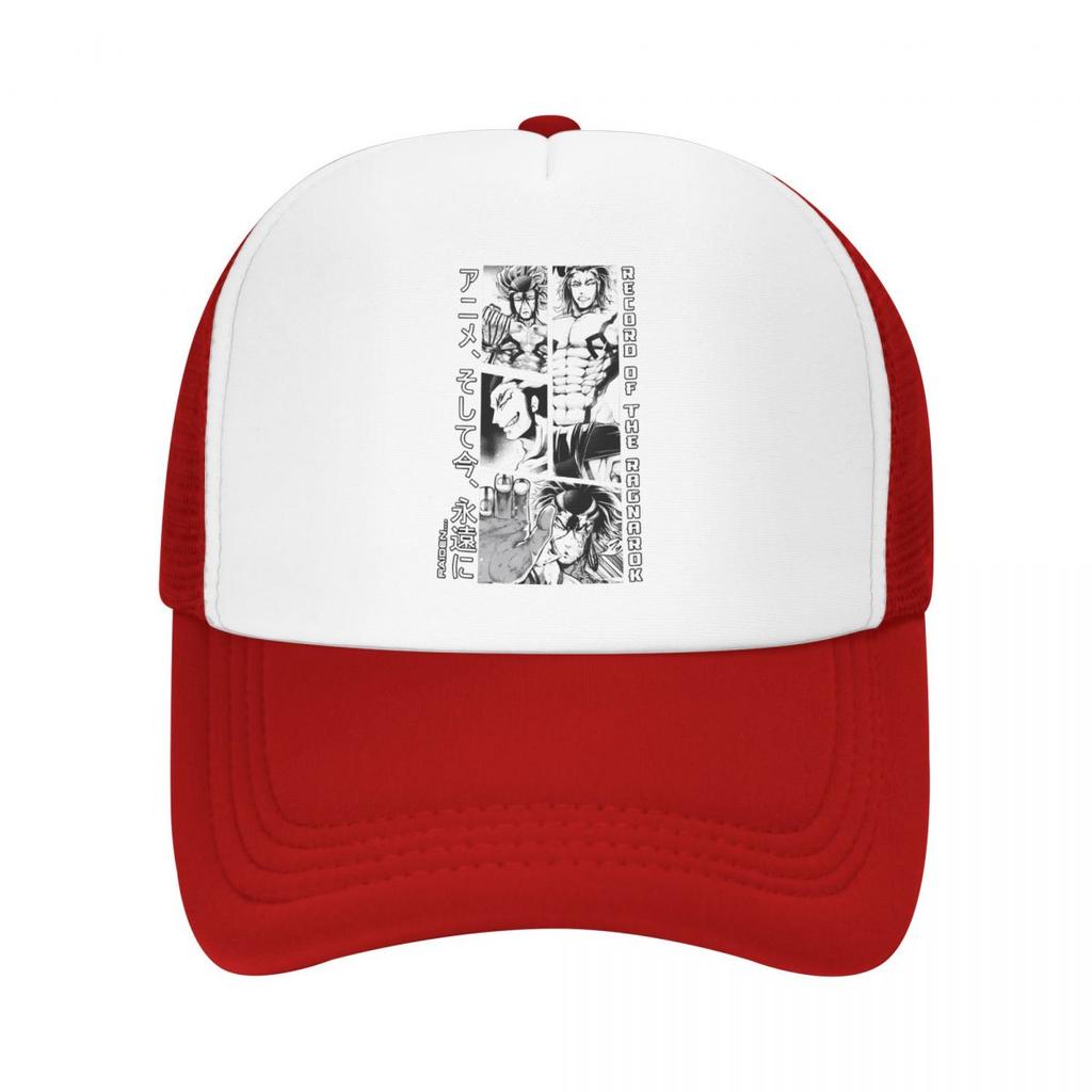 Record Of Ragnarok Drawing Fun Baseball Caps Mesh Hats Adjustable Fashion Unisex Caps